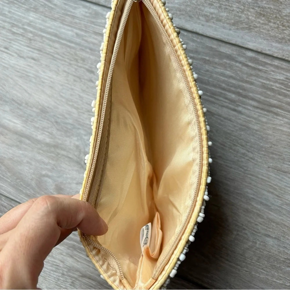 Suzie  Blue Beaded Evening Clutch - Picture 9 of 11